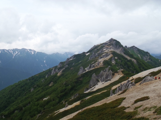 The peak of Tsubakurodake.