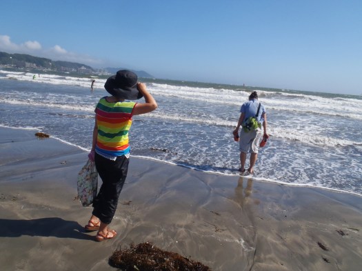 Finally going to the beach.