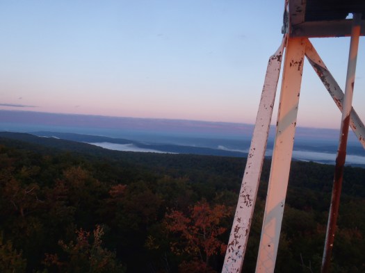 Sunrise from the tower.