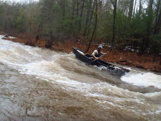 Adam bounces along in the Zephyr.
