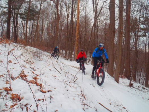 Discovering the new(ish) berms.