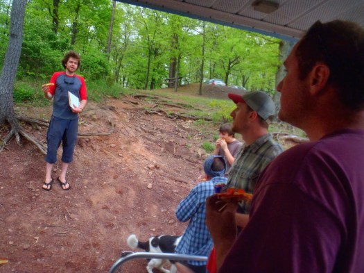 Wednesday night volunteer meeting.