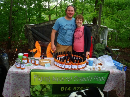 Friends at Flying Squirrel Organic Hops.