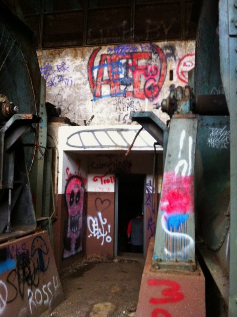 Passageway to the tunnel above the tunnel.