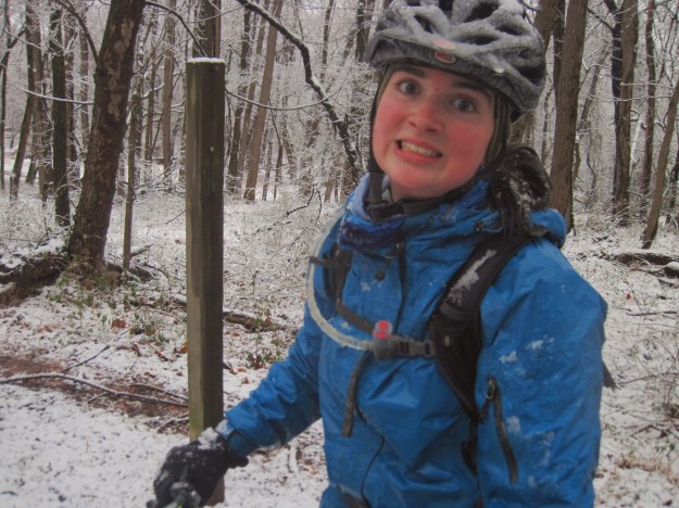 I'm soaked, it's cold, let's ride.