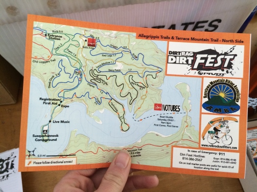 This Dirt Fest map was also the debut of my map-making business, AlpackaMap.