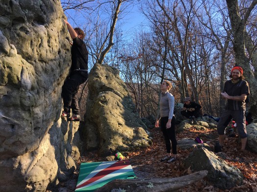 bouldering